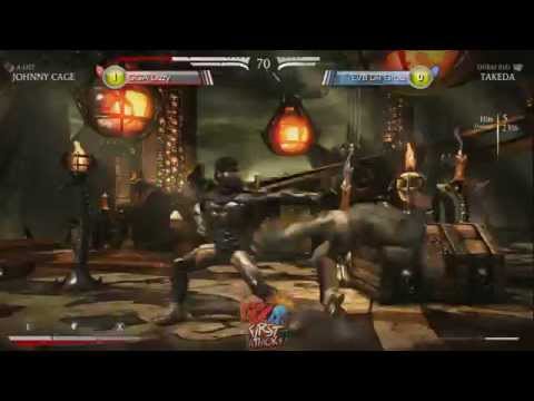 First Attack PR 2015 - MKX - Losers Final - GGA Dizzy (Johnny Cage) vs EVB DR Gross (Takeda)