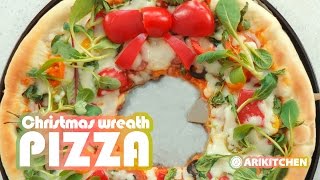 리스 치즈크러스트 피자 만들기! How to Make Wreath Pizza - Ari kitchen