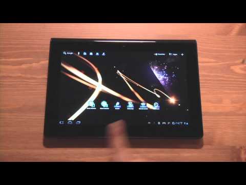 Getting Started with your Sony Tablet S - how to delete an app shortcut & widget