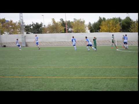 Gol de Dani de libre directo al Olimpic