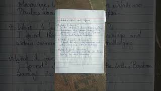 Learners diary of History chapter 8 Women, Caste and Reform.