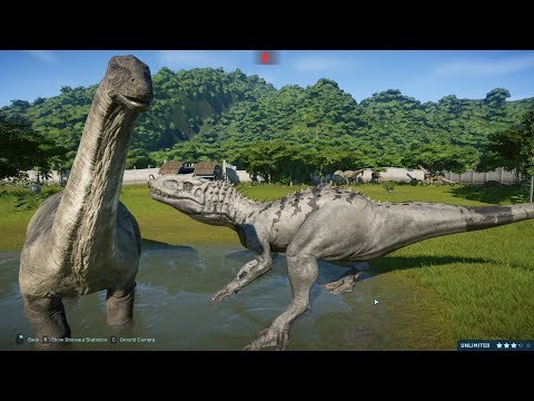 INDOMINUS REX VS BRACHIOSAURUS, CAMMARASAURUS,MAMENCHISAURUS | MODIFIED GEN JURASSIC WORLD EVOLUTION