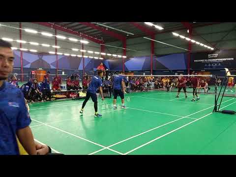 SUKUM 2022: UTM vs UTHM - Double Senior 1: AMTRIAL.SHAHRIN vs Pair UTHM