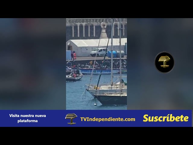 Un cayuco con 248 personas, entre ellas siete bebés, llega a El Hierro