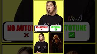 🔥 Gabbie Hanna - Monster NO AUTOTUNE vs AUTOTUNE 🎤✨ #shorts #music #hiphop #musicsong
