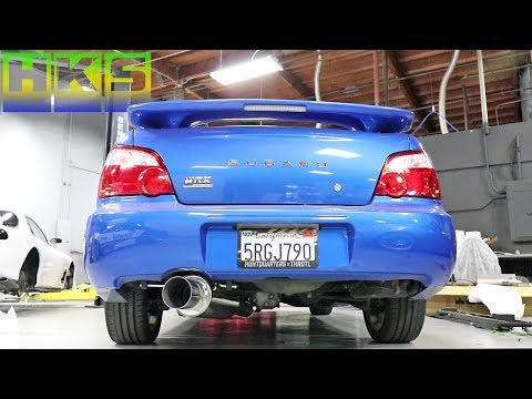 MAKING THE WRX LOUD! (HKS HI-POWER EXHAUST INSTALL!)