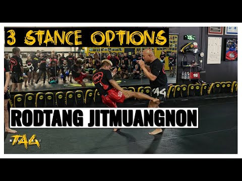 Three Stance Options for Combinations with Rodtang Jitmuangnon