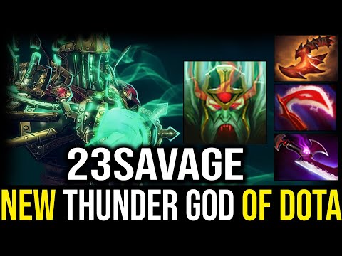 23Savage [Wraith King] True King deal with Pesants Dota 2