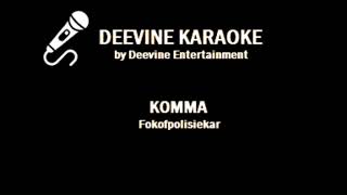 Fokofpolisiekar - Komma Karaoke Version (Lyrics)