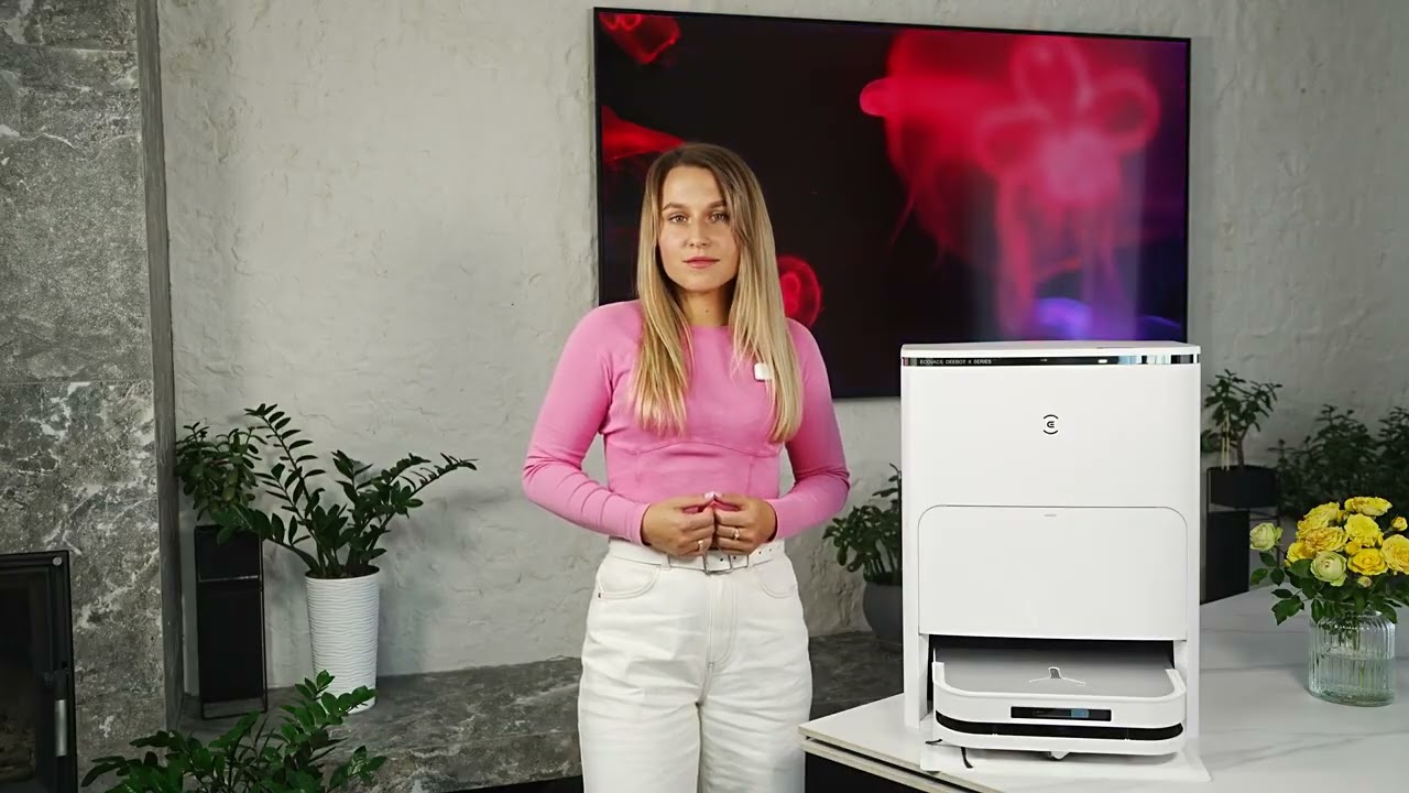 Робот-пылесос ECOVACS DEEBOT OZMO X5 Pro Omni White video preview