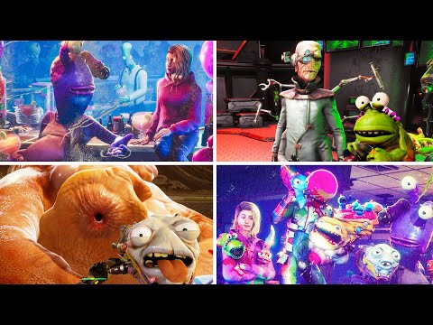 High On Life - ALL ENDINGS (All Guns Endings, Secret Ending & Credits Scene)