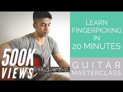 Learn Fingerpicking in 20 minutes - BEGINNER fingerstyle exercises - GUITAR MASTERCLASS Video