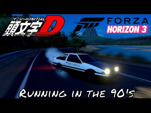 Forza Horizon 3 Initial D - Running in the 90's