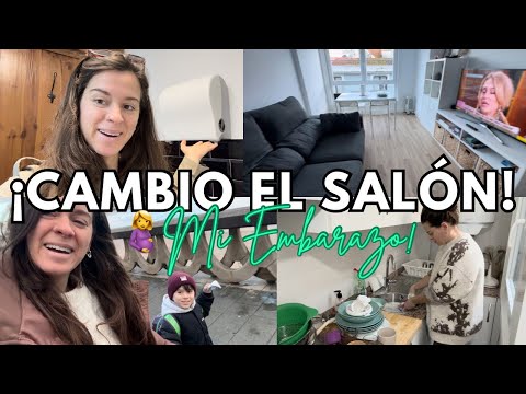 🤭CAMBIO TODO EL SALÓN Y ACTUALIZO COMO ME SIENTO EN EL EMBARAZO 🤰 