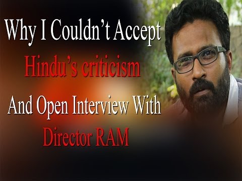Taramani Director Rami On  Hindu's Criticism on Thangameengal - Interview with Director Ram