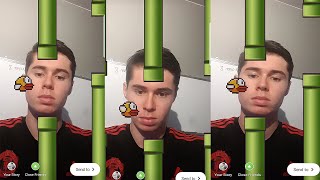 How to Get 'Flappy Bird Game' Filter Instagram!