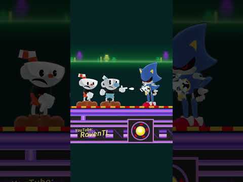 Metal Sonic Got Cooked (Cuphead x Sonic Meme)