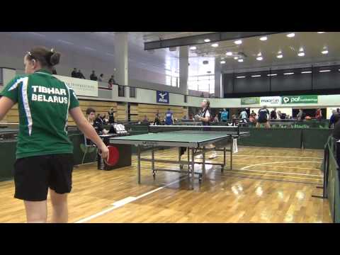 table tennis Butterfly Baltic Cup 2012 TSIKHANAVA L. (BLR) - VOLOSHINA A. (RUS)