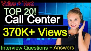Top 20 Call Center, Help Desk, Remote Customer Service, Interview Questions and Answers Course
