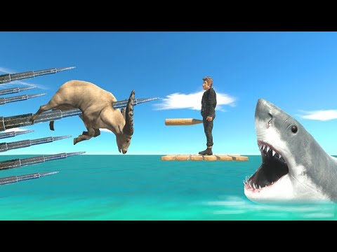 Jump Over Piercer Conveyor - Animal Revolt Battle Simulator