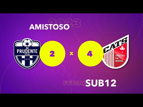 AD Prudente 2 x 4 CATS - Amistoso 2023 - sub12