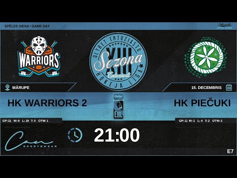 2023 12 15 | HK WARRIORS 2 (WR2) - HK PIEČUKI (PCK) | E7
