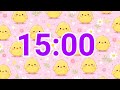 15 Minute Baby Chick Timer Cute Happy Focus Time
