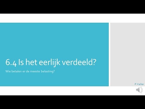 4tl 6.4 Is het eerlijk verdeeld?