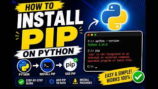 How to Install PIP on Python (2026) | Fix 'pip is not recognized' Error | Windows 11