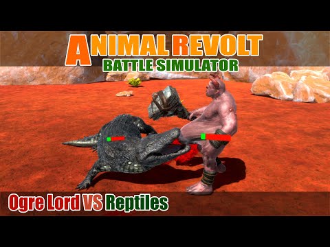 Ogre Lord vs Reptiles - Animal Revolt Battle Simulator
