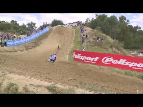 Romain Febvre passes Evgeny Bobryshev MXGP of Spain MXGP Race 2 - motocross 2016