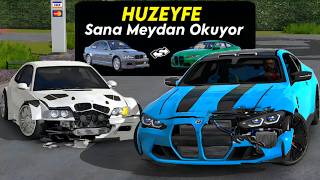 HUZEYFE AKHAN İle ÇİZİMLERİMİZİ Kapıştırdık !? | Car Parking Multiplayer @huzeyf