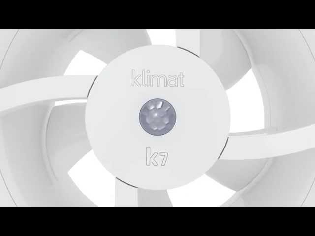 klimatfabriken Kylpyhuonepuhallin klimat k7