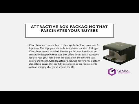 Custom Printed Chocolate Packaging Boxes