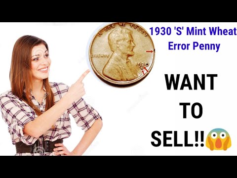 12 - Wheat Penny 1930 "S" Mint Error.. | Most Valuable S Mint Mark Penny Coins! | discovery of coins