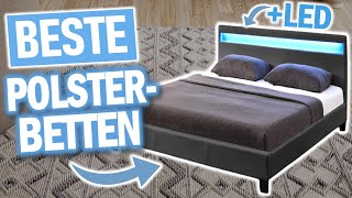 Beste LED POLSTERBETTEN 2026 | Top 3 Polsterbetten mit LED im Vergleich