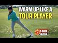 Warm Up Like A PGA Tour Player No Gym Required 5 Min Driving Range Routine