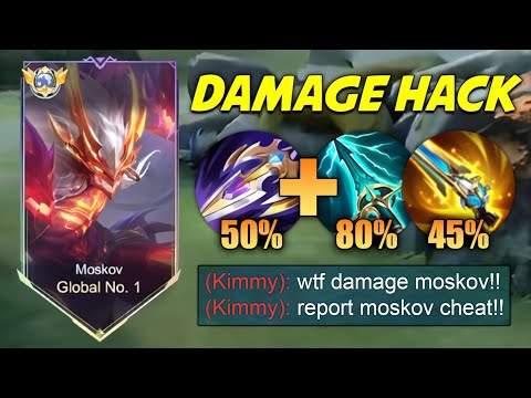 TOP GLOBAL MOSKOV BEST BURST DAMAGE HACK BUILD FOR 2026!! (MUST TRY) MOSKOV BEST BUILD 2026!