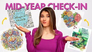 My FAVOURITE Completed Pages, Regrets & 2024 Goals // Mid-Year Colouring Check-In