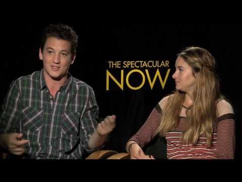THE SPECTACULAR NOW Interviews: Shailene Woodley and Miles Teller sit down with Andrew Freund