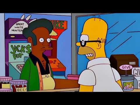 The Simpsons - Homer and the celebrity couple become good friends