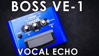 Video thumbnail for BOSS VE 1 Vocal Echo by Coleman's Music