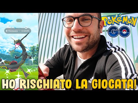 I risk my play and lose Shiny Rayquaza?! - Pokémon GO