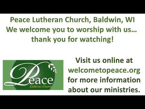 Peace Lutheran Church - 8am Sunday Live 5/15/2022