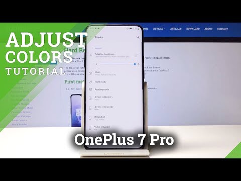 How to Adjust Display Colors in OnePlus 7 Pro - Personalize Display Temperature