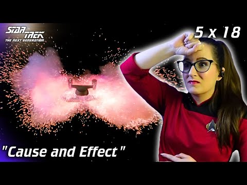 🖖Star Trek: The Next Generation 5x18 Cause and Effect REACTION