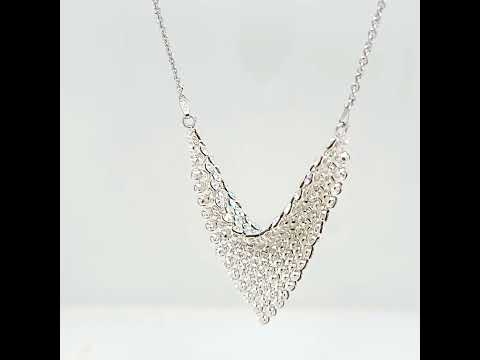 Ожерелье Spark из серебра со Swarovski Chic NMESH18AB - фото 1 - id-p1481191184