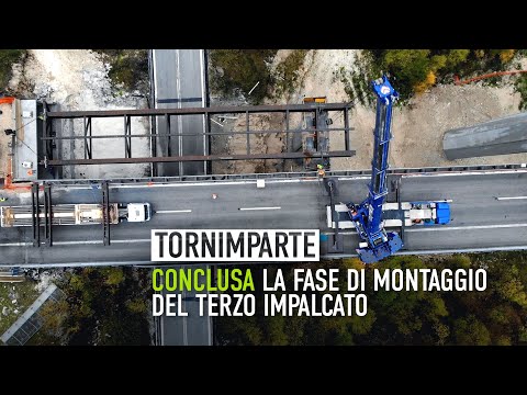 Tornimparte - prende forma il nuovo viadotto