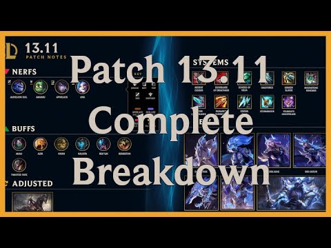 Complete Patch 13.11 Breakdown, Rell Midscope and Buff Share - Great Support | League of Legends