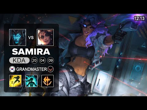 Samira vs Kalista ADC - KR Grandmaster - Patch 12.13 Season 12
